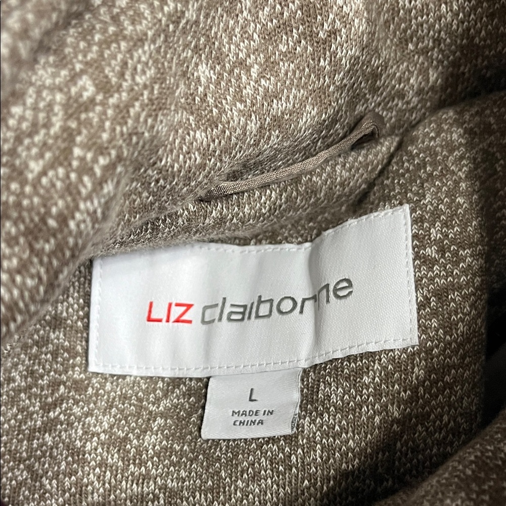 Liz Claiborne Taupe Utility Jacket - Picture 2 of 3